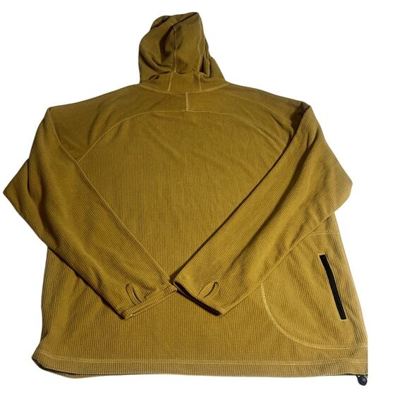 HOWLER BROS Men's Hoodie Palo Duro Fleece Mustard Yellow Pullover Long Sleeve XL - Picture 3 of 10